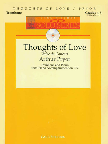 Pryor - Thoughts of Love (w/CD) - Trombone and Piano