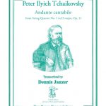 Tchaikovsky, transcr. Janzen - Andante Canatbile from String Quartet no. 1 in D major, Op. 11 - Organ