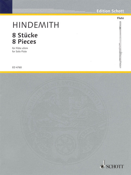 Hindemith - 8 Pieces for Flute (1927) - Flute