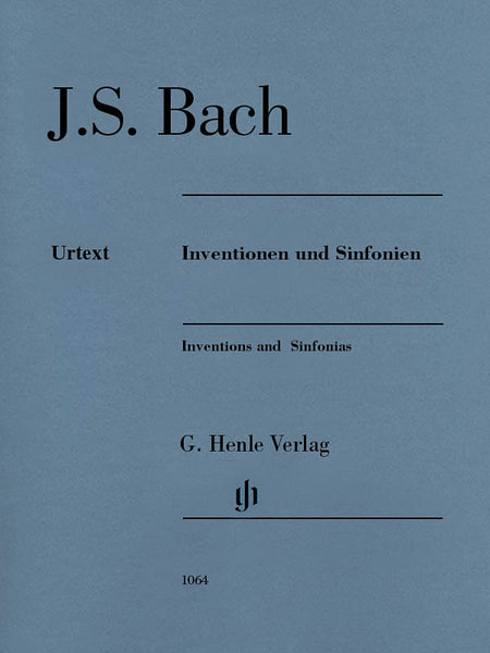 Bach, ed. Scheideler – Inventions and Sinfonias, BWV 772-801 – Piano