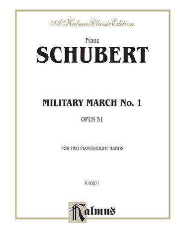 Schubert - Military March No. 1, Op. 51- 2 Pianos, 8-Hands