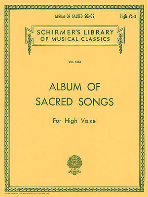 Various - Album of Sacred Songs - High Voice