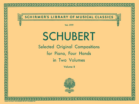 Schubert - Original Compositions, Vol. 2 - Piano, 4 Hands