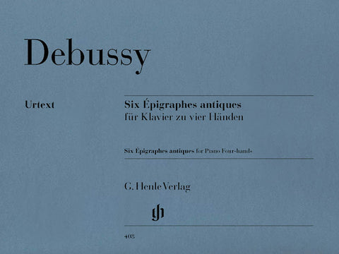 Debussy - Six Epigraphes Antiques - Piano 4-Hands