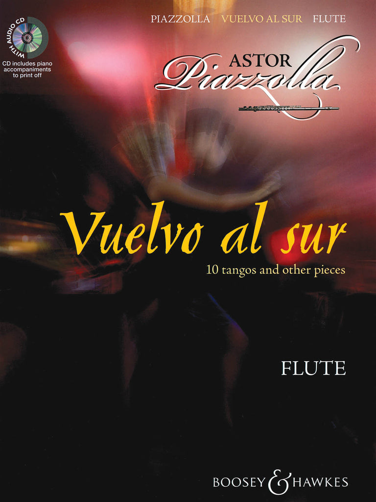 Piazzolla - Vuelvo al Sur (w/CD) - Flute