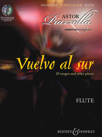 Piazzolla - Vuelvo al Sur (w/CD) - Flute