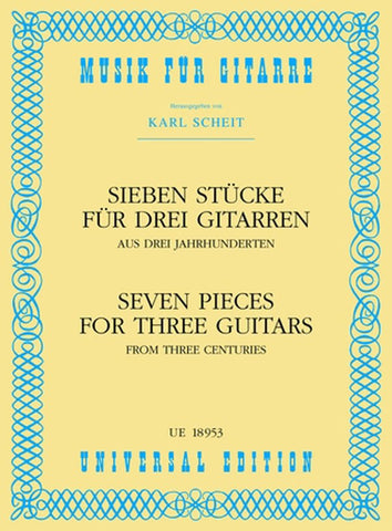 Various - 7 Pieces for 3 Guitars - Guitar Trio