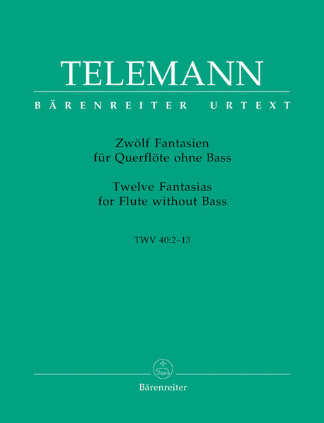 Telemann - 12 Fantasies, TWV 402-413 - Flute Solo