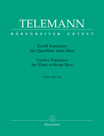 Telemann - 12 Fantasies, TWV 402-413 - Flute Solo