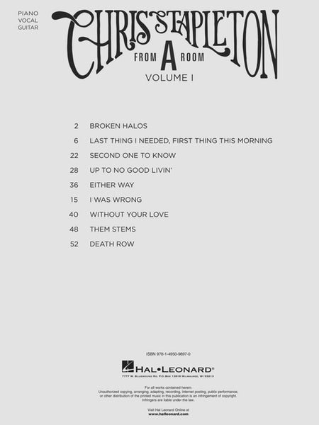 Stapleton – From "A" Room, Vol. 1 – Piano, Vocal, Guitar