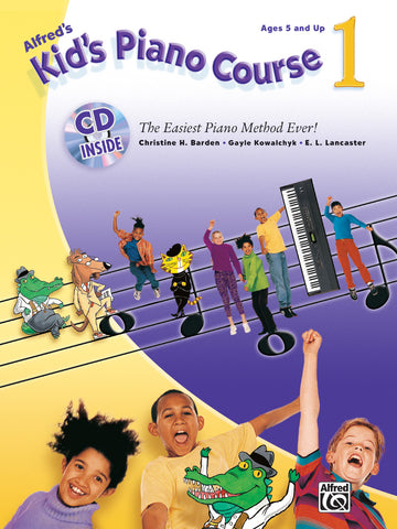 Alfred's Kid's Piano Course: Book 1 (w/CD) - Piano Method