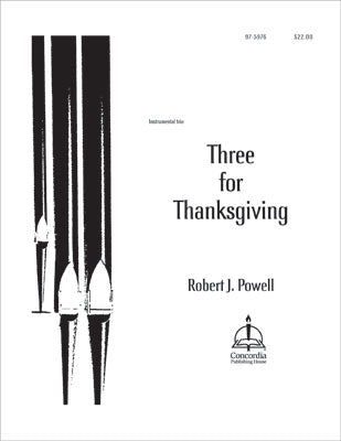 Powell - Three for Thanksgiving - Mixed Trio