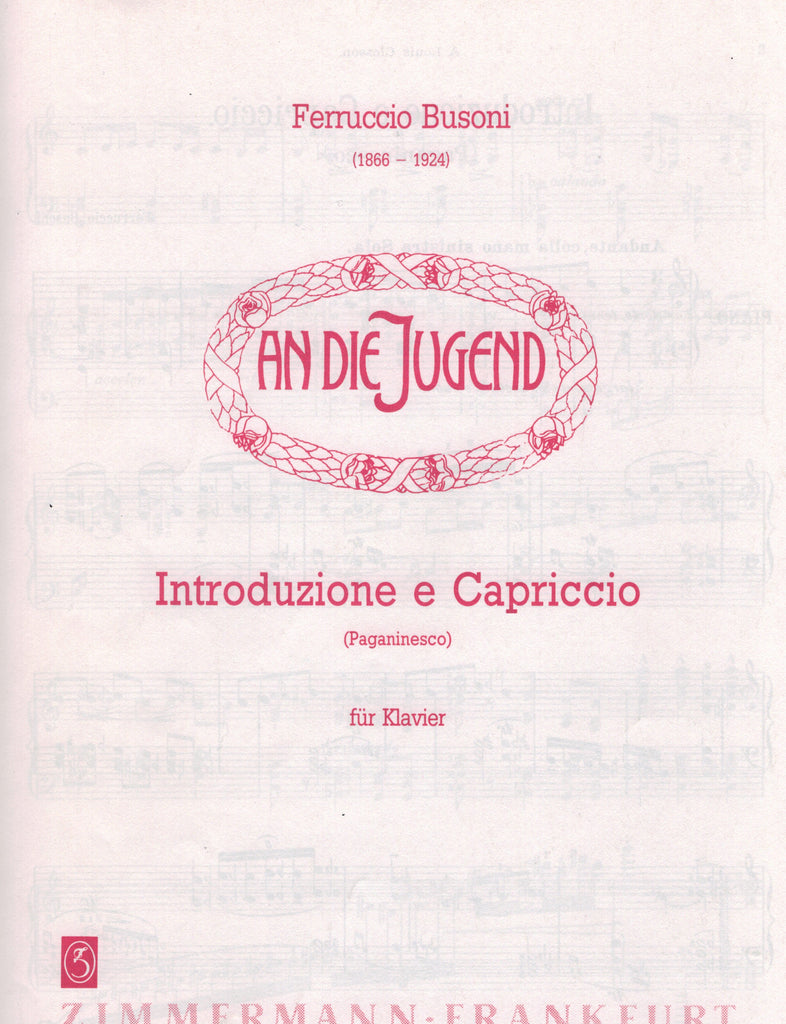 Busoni – Introduzione e Capriccio – Piano