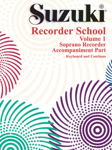 White, ed. - Suzuki Soprano Recorder School, Vol. 1 - Piano Accompaniment
