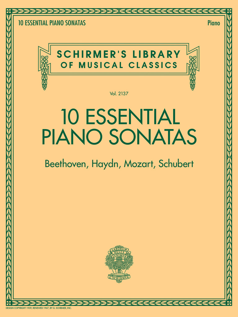 Various - 10 Essential Piano Sonatas - Piano