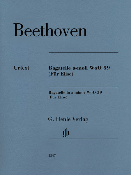 Beethoven – Bagatelle in A Minor, WoO 59 (Fur Elise) – Piano