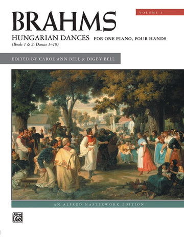 Brahms, ed. Bell – Hungarian Dances, Vol. I – Piano, 4 Hands