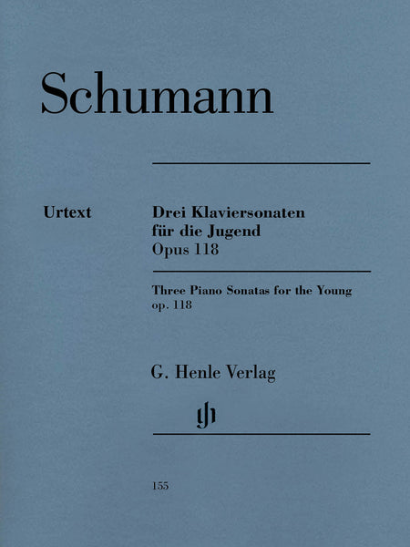 Schumann, ed. Herttrich – Three Piano Sonatas for the Young, Op. 118 – Piano