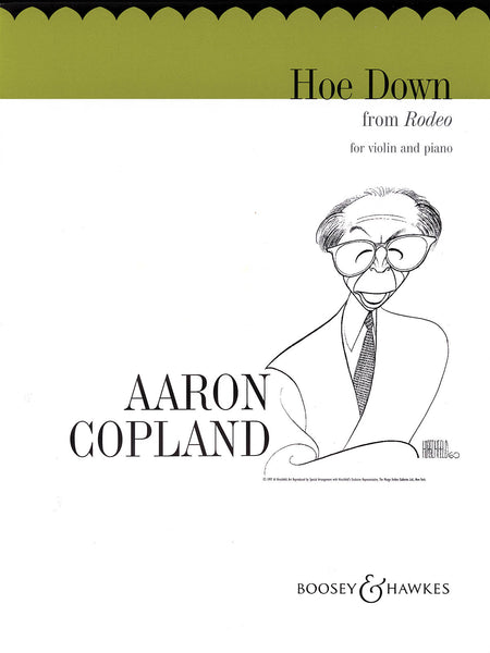 Copland - Hoe-Down from "Rodeo" - Violin and Piano