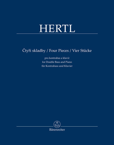 Hertl - Four Pieces for Double Bass and Piano - Bass and Piano