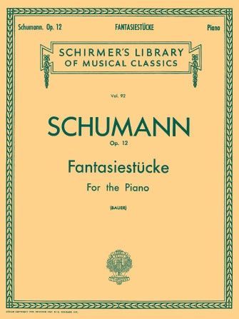 Schumann, ed. Bauer- Fantasiestucke, Op. 12 - Piano