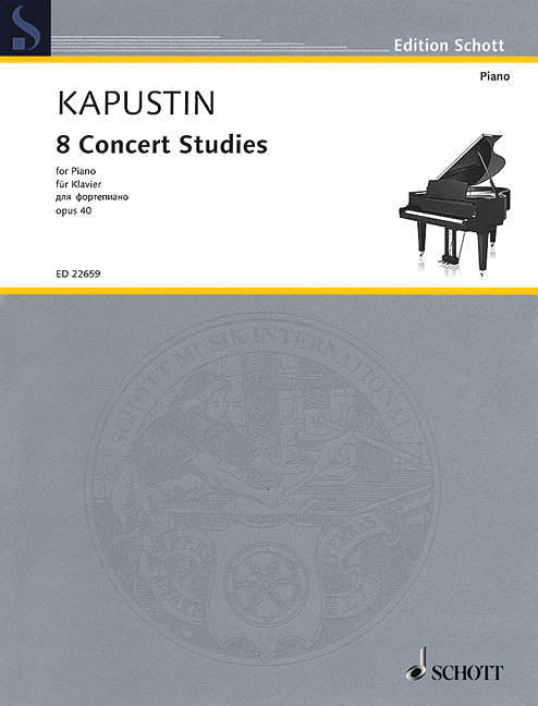 Kapustin - 8 Concert Studies, Op. 40 - Piano Solo
