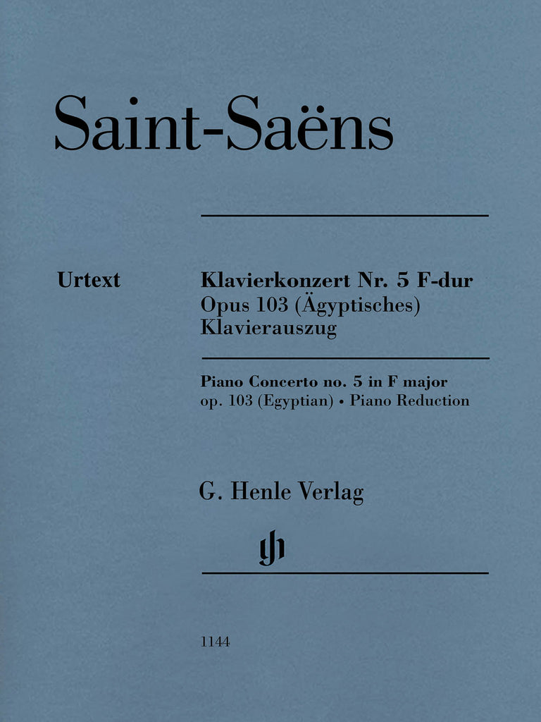 Saint-Saens, ed. Jost – Piano Concerto No. 5 in F Major, Op. 103 (Egyptian) – 2 Pianos, 4 Hands