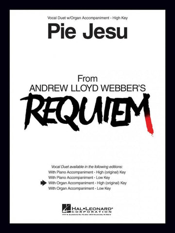 Lloyd Webber - Pie Jesu (from Requiem) - High Voice and Organ