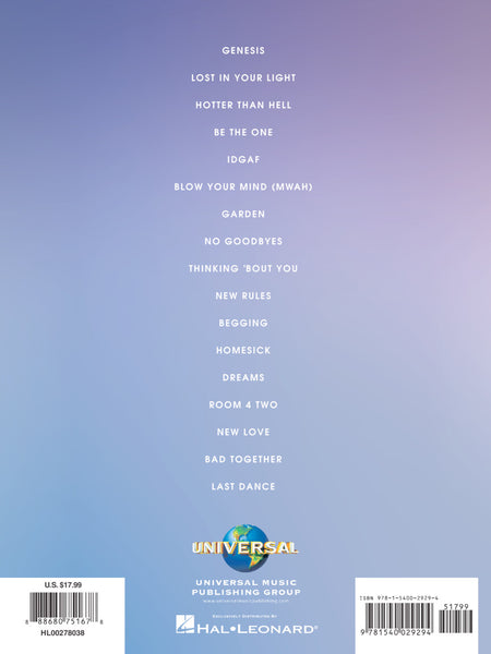 Lipa - Dua Lipa - Piano, Vocal, Guitar