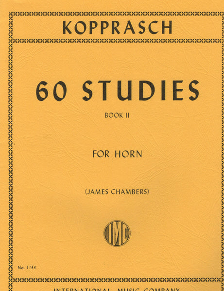 Kopprasch, ed. Chambers - 60 Studies, Book 2 - Horn Method