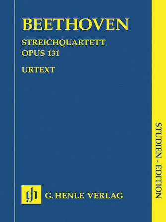 Beethoven, ed. Platen - String Quartet in C# Minor, Op. 131 - Study Score