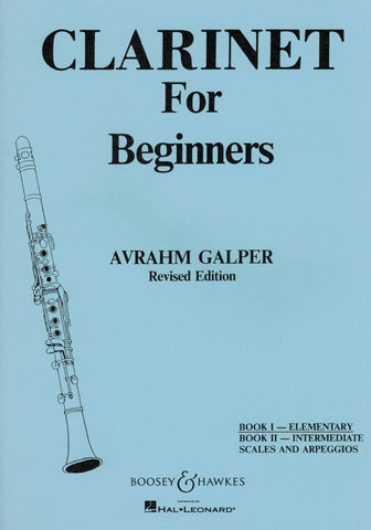 Galper – Clarinet for Beginners, Bk. I: Elementary – Clarinet Method