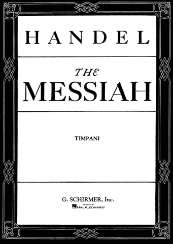 Handel, arr. Prout - Messiah (1741) - Timpani Part