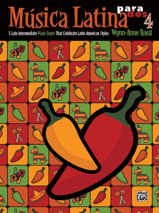Rossi - Musica Latina Para Dos, Book 4: 5 Late Intermediate Piano Duets that Celebrate Latin American Style - Piano Duet