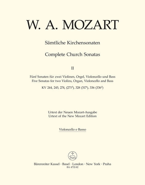 Mozart - Complete Church Sonatas, Vol. 2 - Organ and Instrument