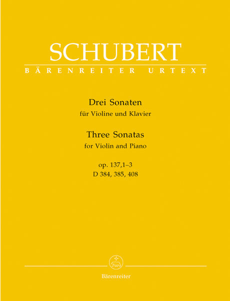 Schubert - 3 Sonatas Op.137 - Violin and Piano