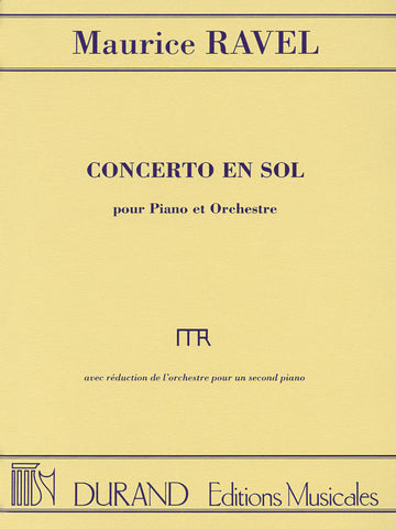 Ravel, tr. Garban - Concerto in G Major - Two-Piano Score