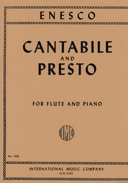 Enesco - Cantabile and Presto - Flute and Piano
