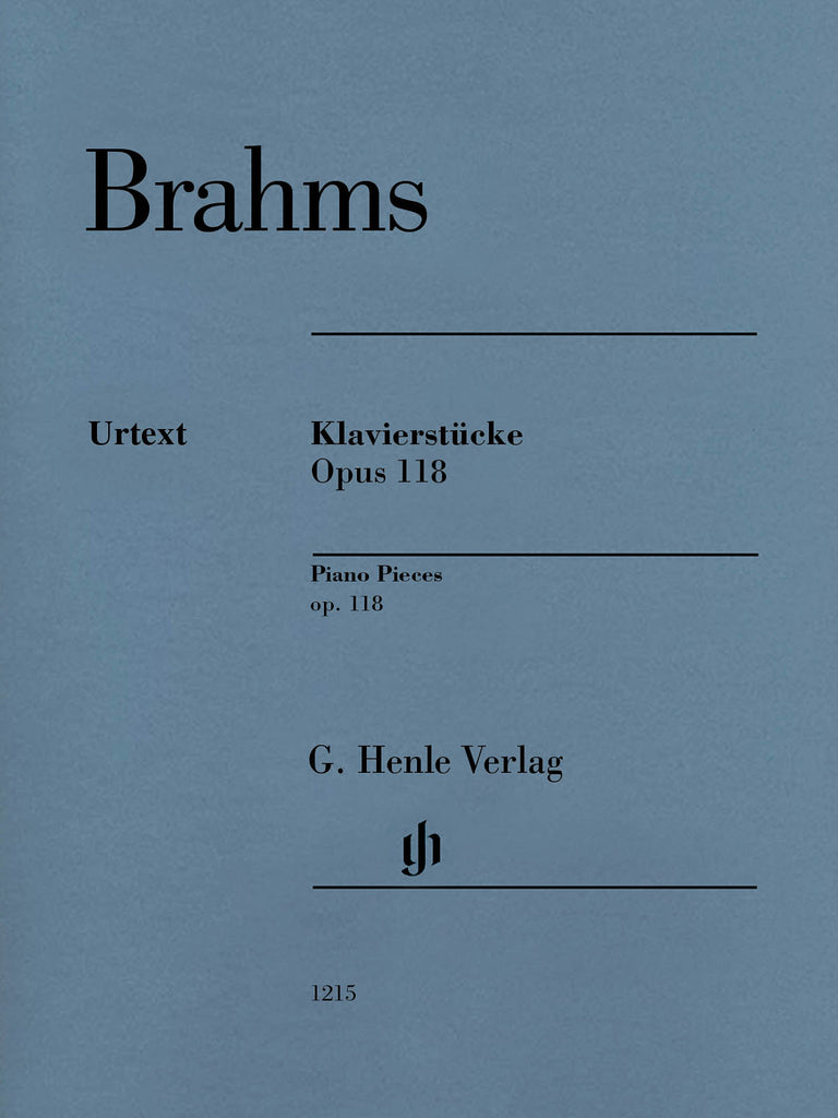 Brahms, ed. Eich – Piano Pieces, Op. 118 – Piano