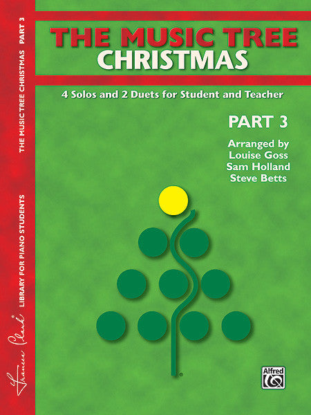 The Music Tree: Part 3, Christmas - Easy Piano