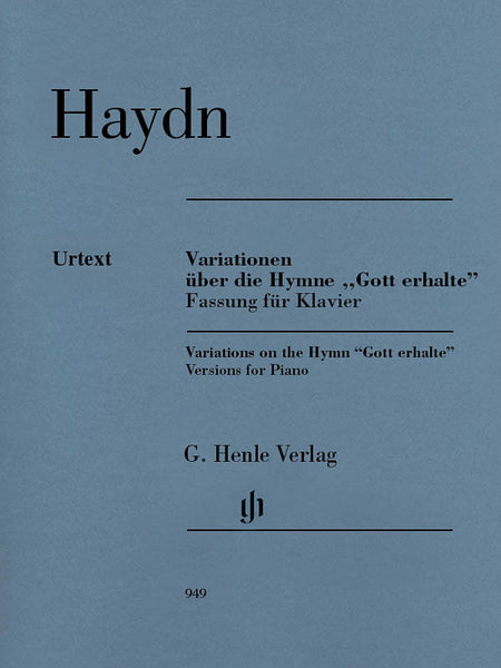 Haydn, ed. Gerlach – Variations on the Hymn "Gott erhalte" (Revised) – Piano