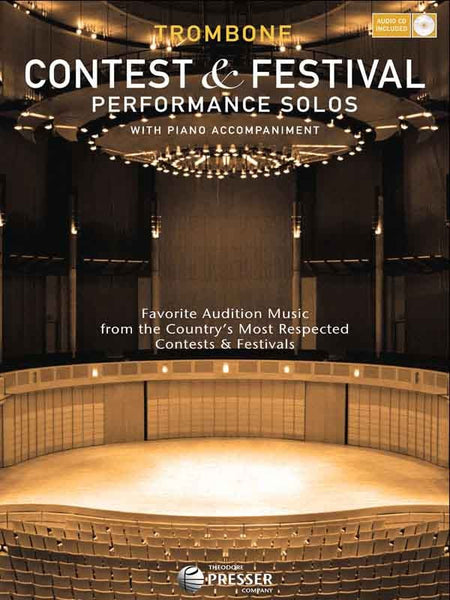 Various - Contest and Festival Performance Solos (w/CD) - Trombone and Piano
