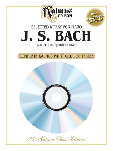Bach – Kalmus Digital Library: J.S. Bach Selected Piano Works – Piano