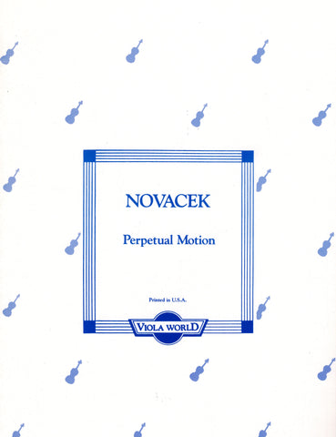 Novacek, tr. Arnold - Perpetual Motion - Viola and Piano