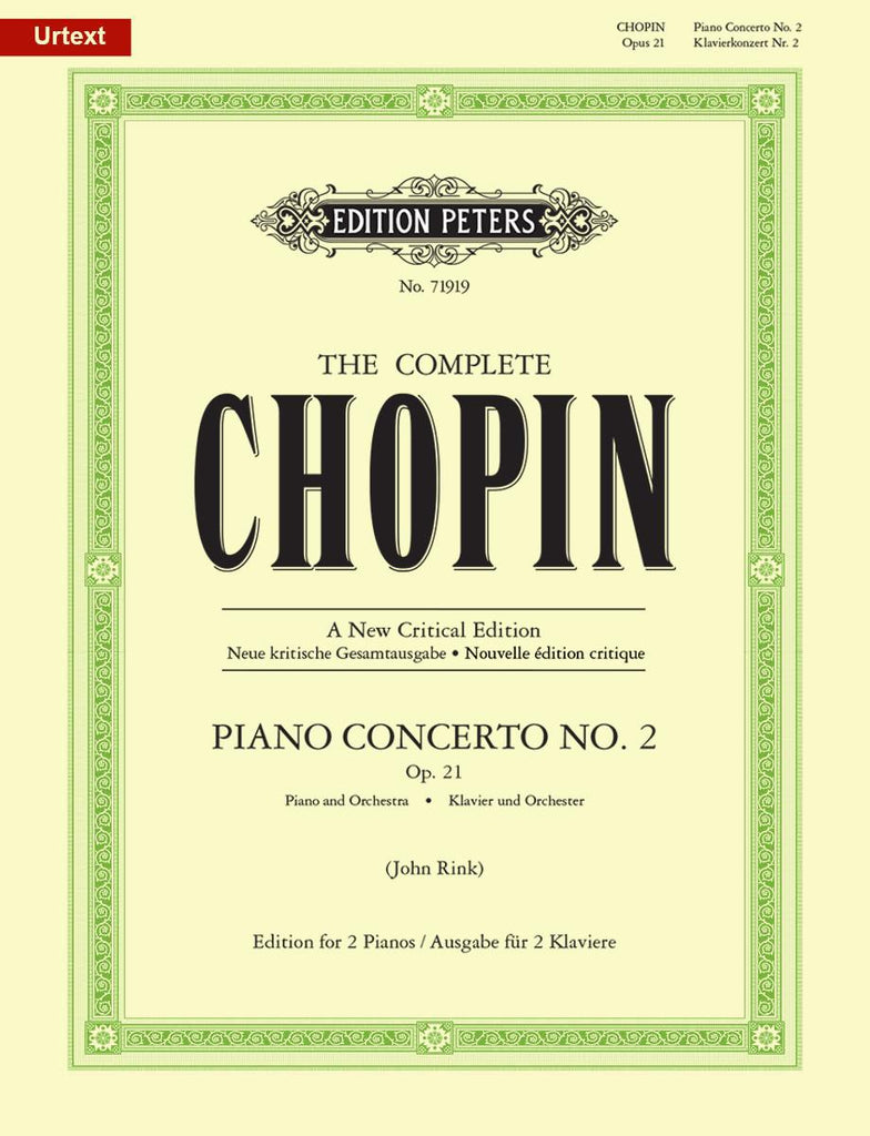 Chopin - Piano Concerto No. 2 - 2 Pianos, 4 Hands