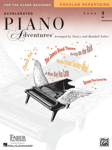 Accelerated Piano Adventures for the Older Beginner: Popular Repertoire Book 2 – Piano Method