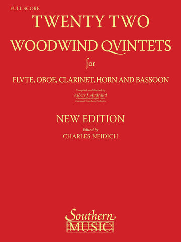 Andraud – Twenty Two Woodwind Quintets – Woodwind Quintet