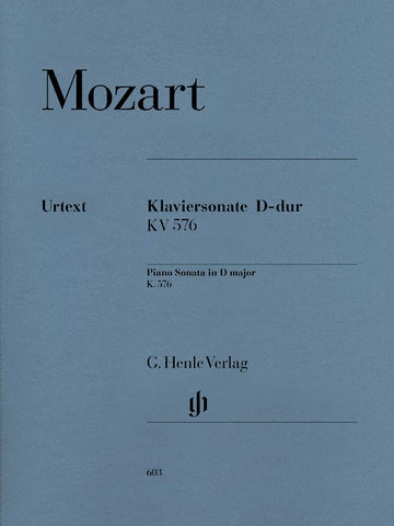 Mozart - Sonata in D Major, K. 576 - Piano