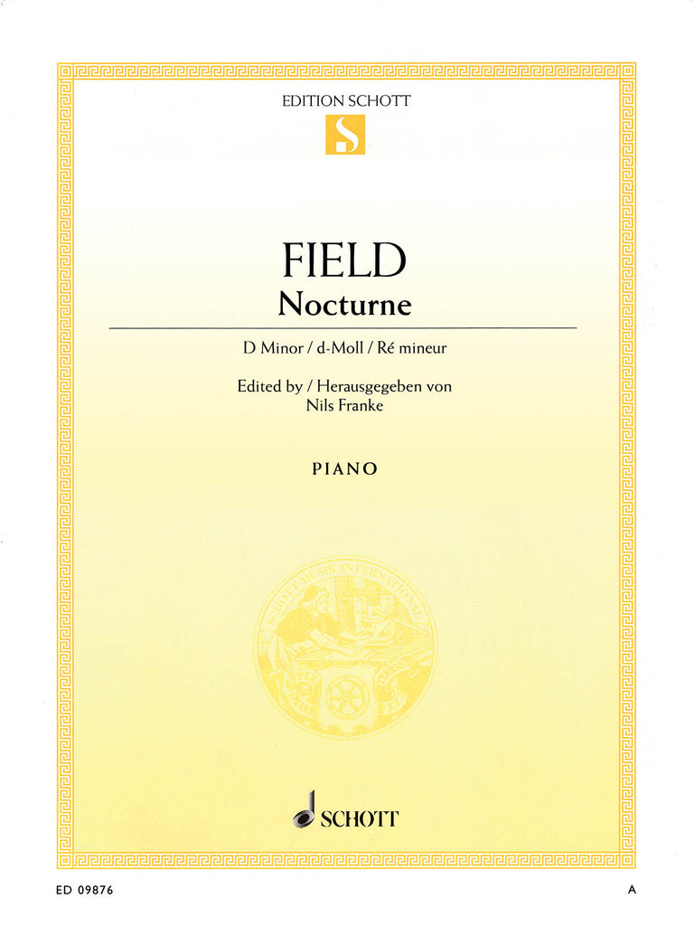 Field, ed. Franke – Nocturne in D Minor – Piano