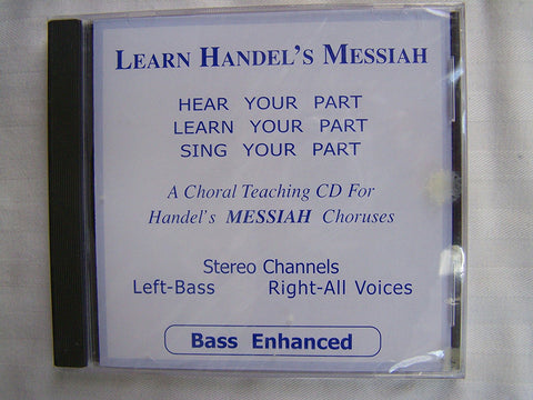 Handel - Learn Handel's "Messiah": Bass - CD